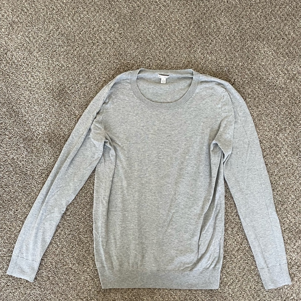GAP Light Gray Long Sleeve Sweater